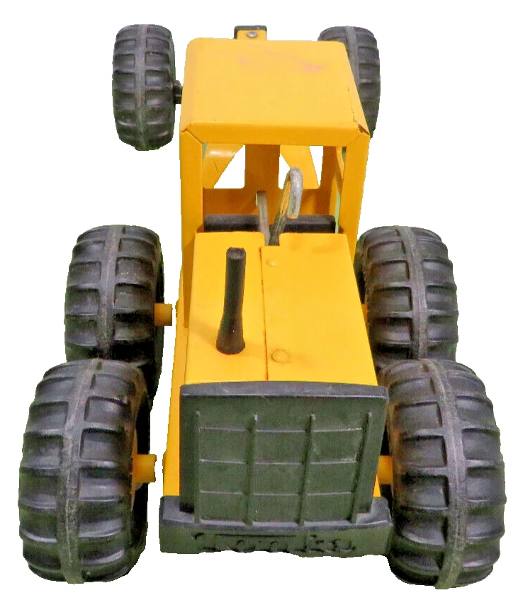 Tonka Road Grader Metal Yellow Construction Toy Vehicle 16180 Needs Blade - Image 3 of 4