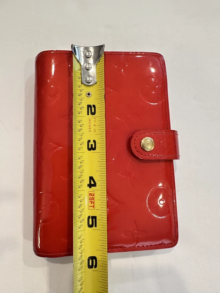 Authentic Louis Vuitton Orange Sunset Vernis Agenda PM With COA - Image 4 of 4