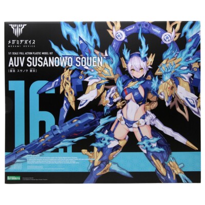 Kotobukiya Megami Device Auv Susanowo Souen Plastic Model Kit blue