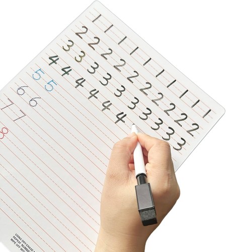Dry Erase Alphabet Tracing Board: Letter and Numbers Handwriting Practice for... - Picture 5 of 7