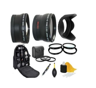 Accessory Kit (Lenses Filters Backpack) For Canon EOS T8i 850D