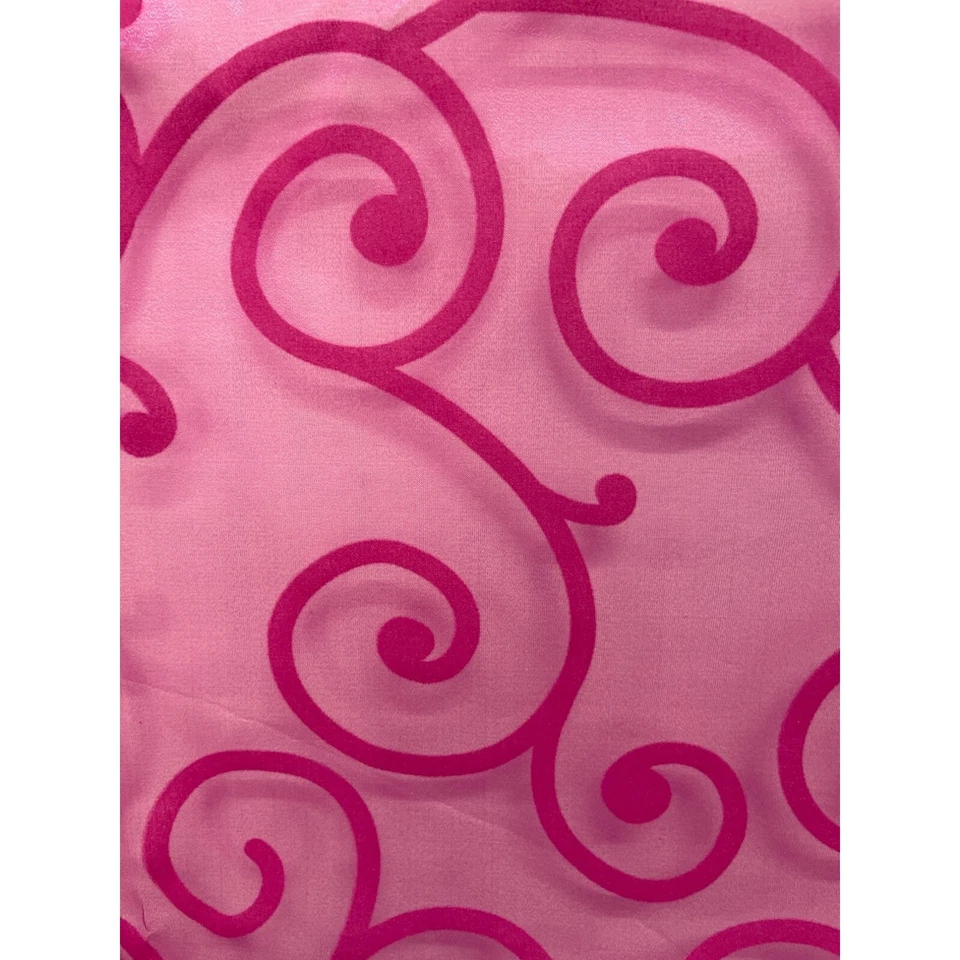 Peça de tecido puro pergaminho de organza fúcsia 54" x 2,83 jardas - Imagem 2 de 2