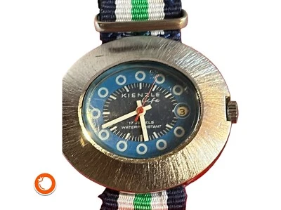 1970er KIENZLE life Vintage 17jew Handaufz neues Racingband läuft Germany - Bild 1 von 4