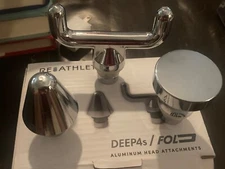 REATHLETE Aluminum Massage Gun Attachments 3 Heads: Bullet, Fork  & Flat