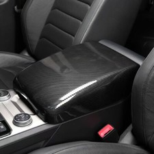 Carbon Optik Mittelkonsole Armlehne Blende Abdeckung Für VW Touareg III CR7 RC8