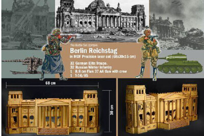Italeri 6195 - 1/72 Combat Pour Le Reichstag 1945 - Kit De Maquette - Neuf