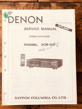 Denon DCM-555 CD Player Sup. Service Manual Original