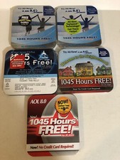 AOL America Online Vintage Installation Discs Lot Of 5 Sealed