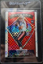 2021 CRUSADE RED PRIZM XFRACTOR MAC JONES ROOKIE & STARS RC NEW ENGLAND PATRIOTS