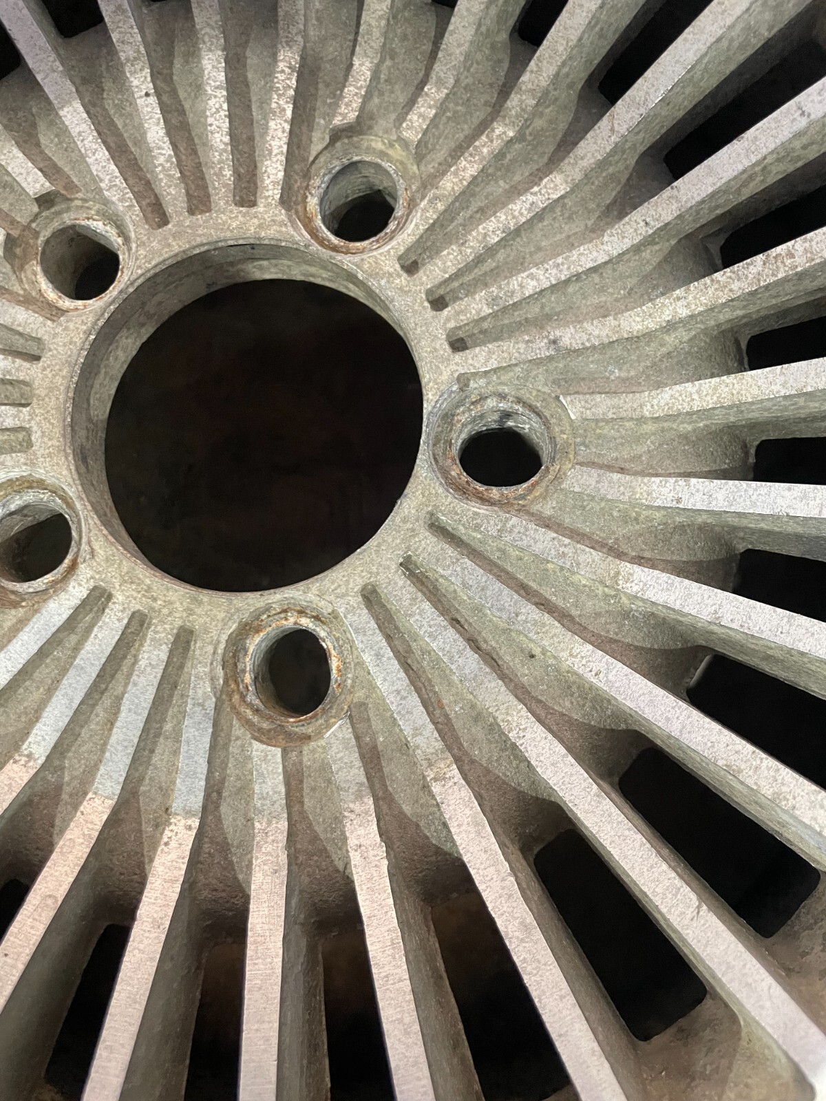 VINTAGE 30 SPOKE ET IMCO "T" TURBINE HURRICANE WHEELS 15" X 7" UNILUG