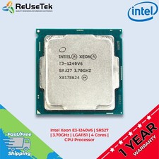 Intel Xeon E3-1240V6  SR327  3.70GHz  LGA1151  4 Cores  CPU Processor