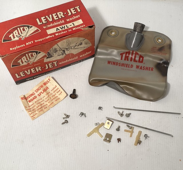 Vintage NOS Trico Lever Jet Windshield Washer Kit Awl1 50s 60s
