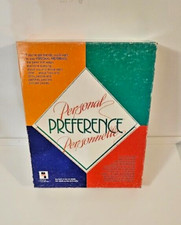 Personal Preference Board Game Broderbund Games 1988 Vintage Complete 