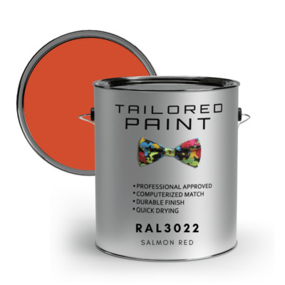 RAL3022 LACHSROT GLANZ uPVC Fenster & Tür 1K Pinsel oder Spray On