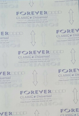 Forever Classic+ Universal Laser Heat Transfer Paper  (10 Blatt DIN A4)