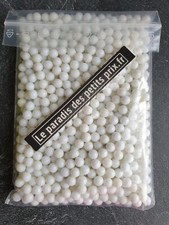 sachet 1000 billes blanches pour pistolet à billes 6 mm, sachet de 100 g environ