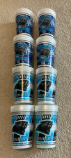 Eight 8 NFL Carolina Panthers Plastic Stadium Beverage Beer Drink Cups 16oz 