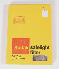 Kodak Glass Safelight Red Filter 5x7 in.