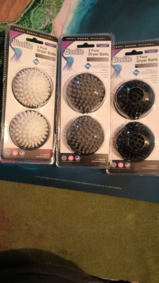 3x NEW Woolite 2 Pack  2.5'' Dryer Balls-Reusable 6x TOTAL ! CHEAP CHEAP !