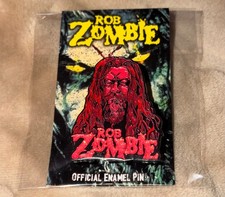 Rob Zombie Red Glitter Enamel Pin Limited Edition Only 15 Made Rare OOP