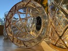 Joseph ALTUZARRA 18K GOLD LATTICE COCKTAIL SHAKER with 4 ROCK GLASSES Vintage — photo 3