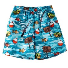 Boys Swim Trunks Summer Toddler Board Shorts Kids Swimwear with Liner Bathing...