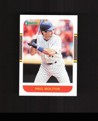 2021 Donruss #257 Paul Molitor Baseball Card Milwaukee Brewers