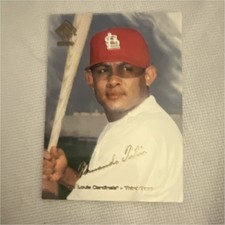 St. Louis Cardinals Third Base Baseball Trading Card MLB English Card Stock