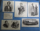 1987 Harper's Weekly Civil War Prints - John Wilkes Booth & Lincoln Conspirators