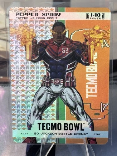 Bo Jackson Battle Arena Tecmo Pepper Spray Pepper Johnson Fire Endzone 140