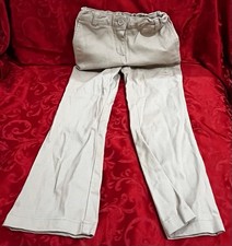 Chaps Girls Beige Uniform Adjustable Long Pants Size 5