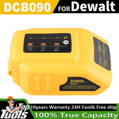 DCB090 Für DEWALT DCB094K 18 V MAX 20 Volt AKKU Ladegerät & Dual USB Adapter