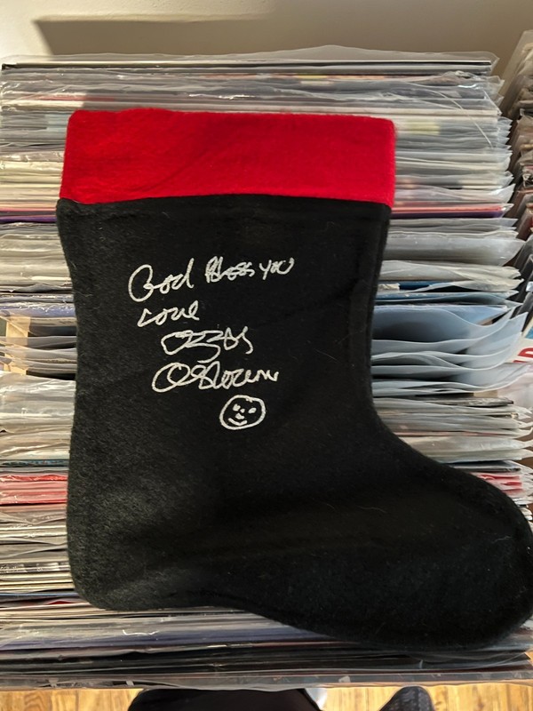 Ozzy Osbourne Merry Mayhem Tour Christmas Stocking