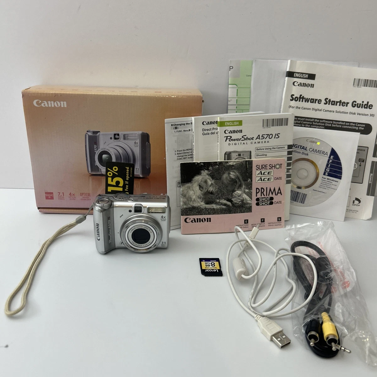 Canon PowerShot A570 IS Digital Cameras for Sale | Shop New & Used