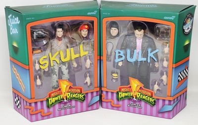 Super7 Mighty Morphin Power Rangers ULTIMATES! Bulk And Skull Action Figures Lot