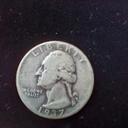 1937 P Washington Quarter 90% Silver Circulated wear