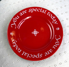 The Original Red Plate Co "You Are Special Today" 10 1/2" Made in USA 1979 READ