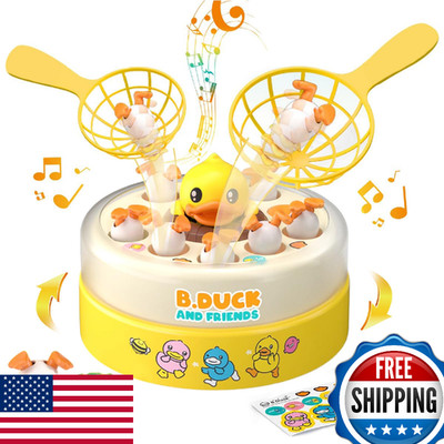 BDUCK+ Board Games for Toddlers, Kids Toys Jumping Ducks Game for Kids 4-8, 2 Pl