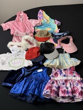 Build A Bear Girls Clothing Lot Bundle Dresses Lounge Cozy Limited Too