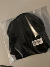 Unisex Polyester Stretchy Beanies Black Two Pack Brand New Never Used