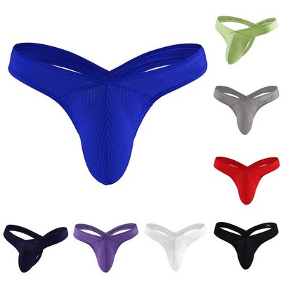 Herren Nahtlos Tanga Unterwäsche T-Back Niedriger Bund G-String Atmungsaktiv