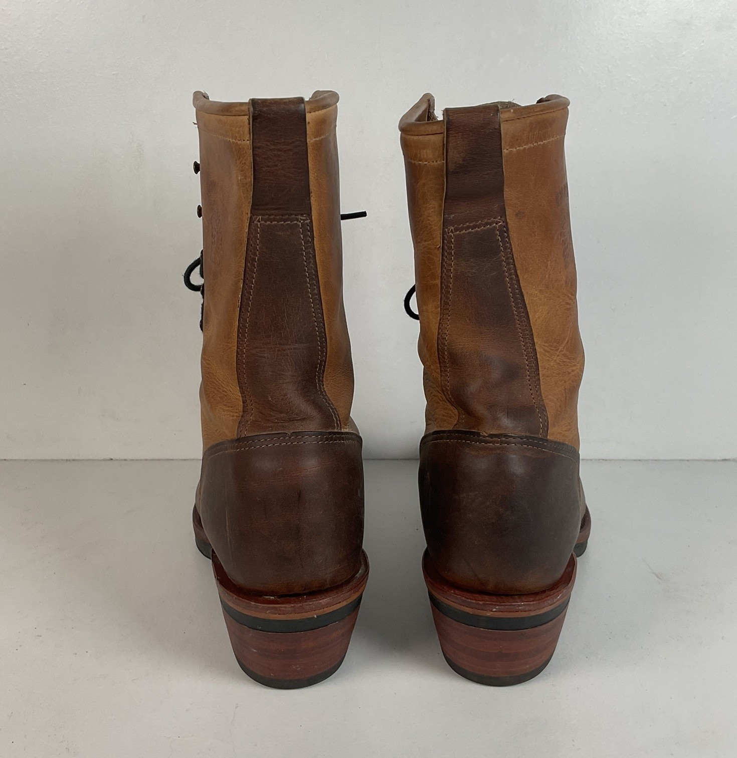 Chippewa Crazy Horse Packer Boots 11 B (Narrow) USA Made