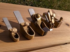 Violin Brass Thumb Planes - Luthier Tools Carved top planes  more. Miniature