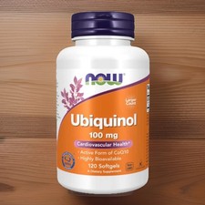 40 OFF NOW Foods Ubiquinol 100mg 120 Softgels Active CoQ10 EXP 4/27