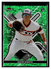 2022 Finest #8 Gavin Sheets Green Speckle Refractors #/125