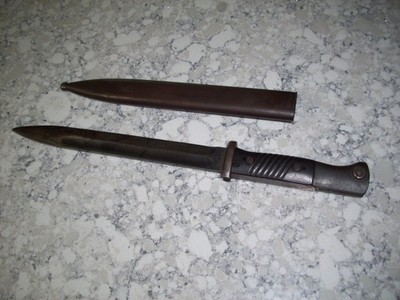 ORIGINAL VINTAGE CARL EICKHORN GERMAN BAYONET & SCABBARD