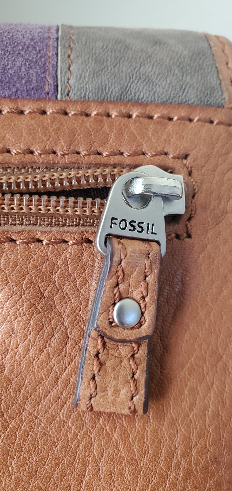 Fossil Multicolor Patchwork Leather Wallet Snap C… - image 5