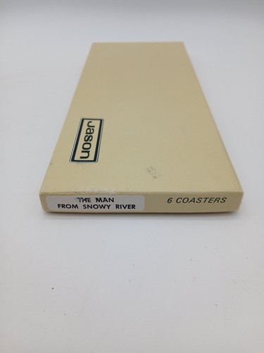 Jason A.B. Paterson Man From Snowy River Coaster Set 6 Pieces - Picture 6 of 6