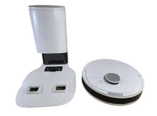 EcoVacs DEEBOT NEO+ Vacuum and Mop Robot in White Auto-Empty Station