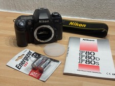 Nikon F80 black camera body tested